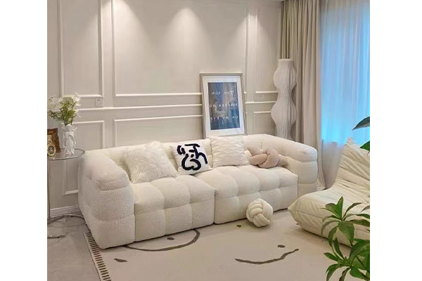 Marshmallow Cream Style Sofa