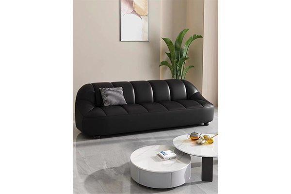 What are the features of the Simple Modern Office Sofa’s exterior design?